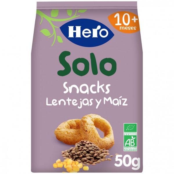 Fater Hero Solo Snacks Lentejas Y Maiz Eco 50G