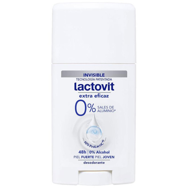 Lactovit Original Extra Eficaz 0% Deodorant Stick, Desodorantes Lactovit - Perfumes Club