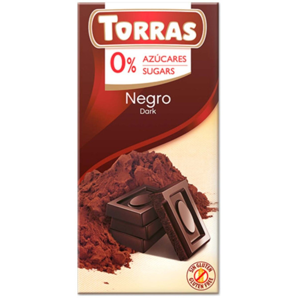 Torras Choco Negro S/G S/A C/Malt 75G