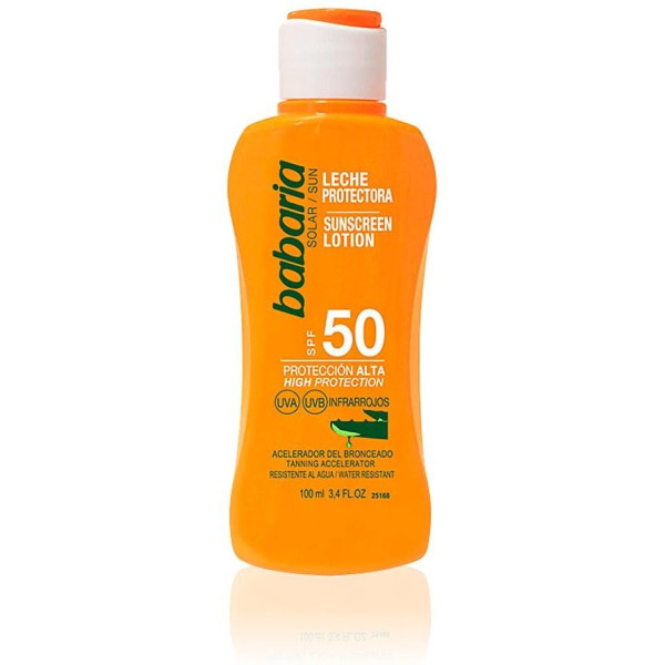 Leche Protectora Solar Con Aloe Vera Spf50 100Ml