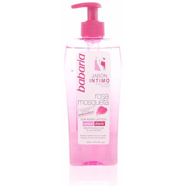 Babaria Jabón Íntimo Rosa Mosqueta 300Ml