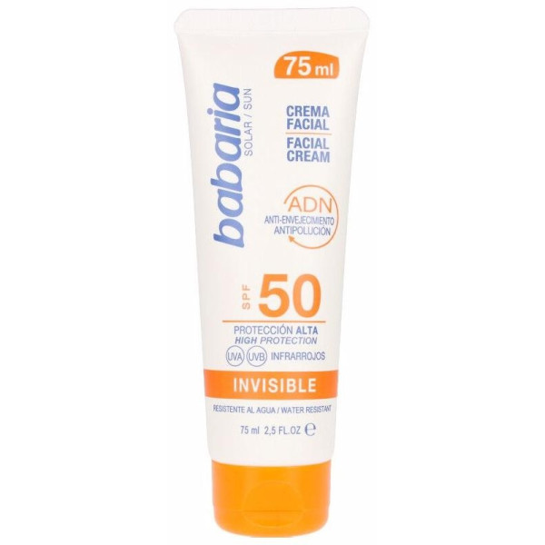 Solar Adn Invisible Crema Solar Facial spf50 75 ml - Babaria