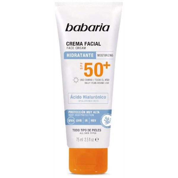 Solar Acido Hialurónico Crema Facial Spf50+ 75 Ml
