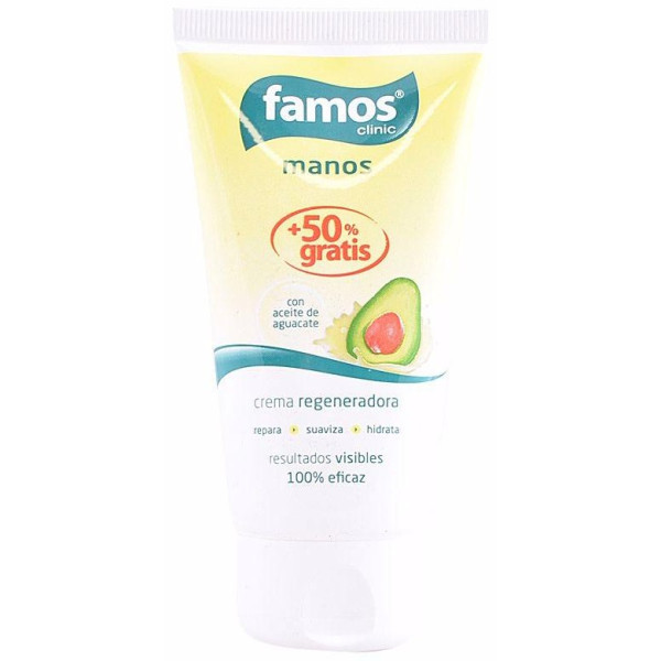 Crema Manos Regeneradora Aceite de Aguacate 75 ml - Famos