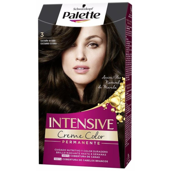 Schwarzkopf Palette Intensive Tinte N3 Castaño Oscuro 1Ud