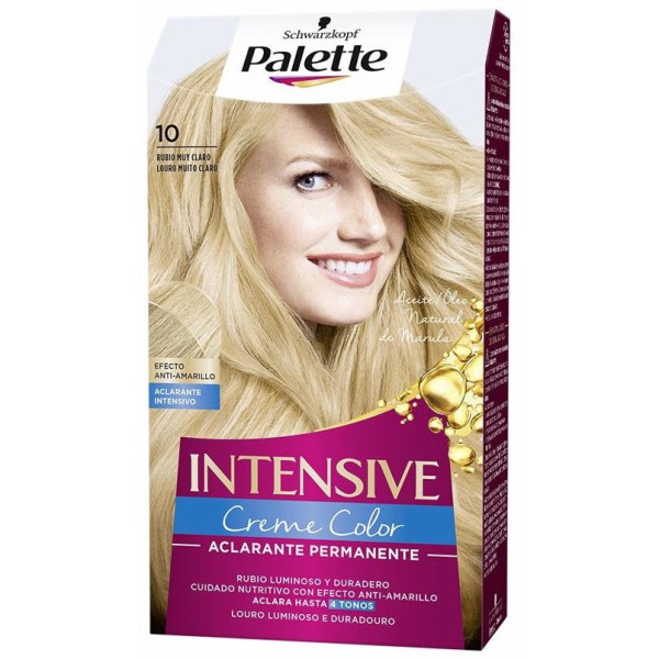 Schwarzkopf Kit Tinte Palette Intensive 10 Rubio Muy Claro