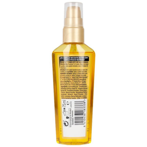 Schwarzkopf Gliss Hair Repair Oil Elixir 75Ml