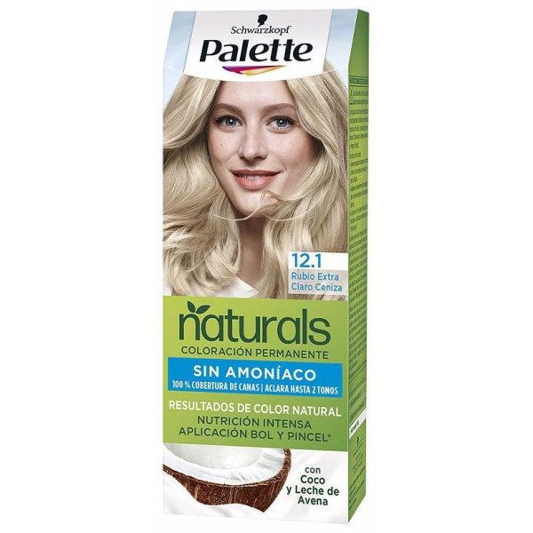 Palette Natural Tinte 12.1-Rubio Extra Claro Ceniza 1 U