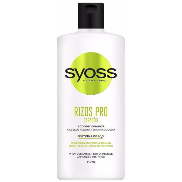 Syoss Rizos Pro Acondicionador Cabello Ondas O Rizos 440Ml
