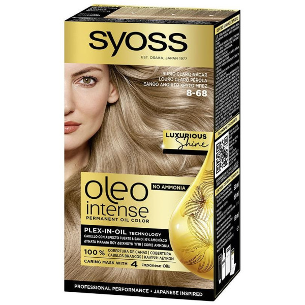 Oleo Intense Tinte Sin Amoniaco 8-68-Rubio Claro Nácar 5 U
