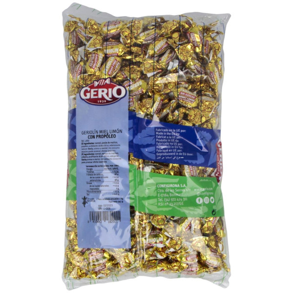 Caramelo De Miel Limon Y Propoleo 1Kg S/A Geriolin
