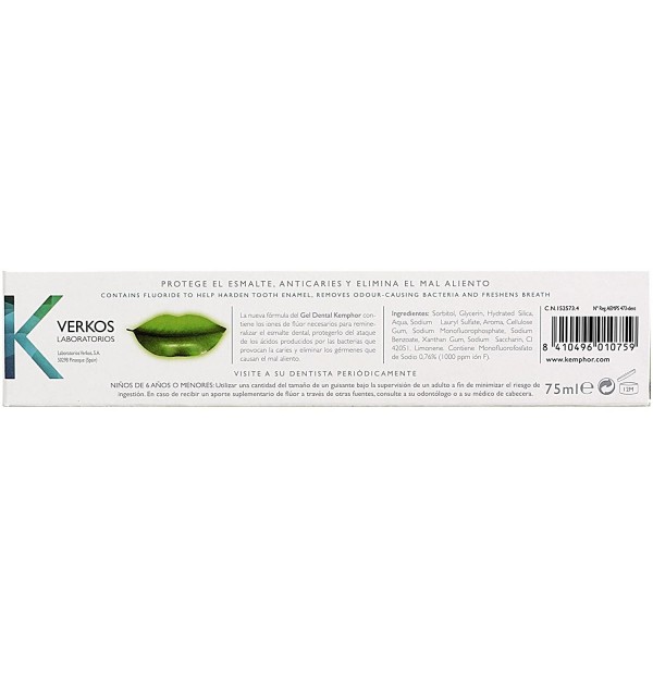 Kemphor Gel Dental (1 Envase 75 Ml)