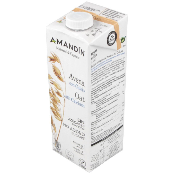 Bebida Vegetal De Avena Con Calcio 1Lt 6Uds. Bio