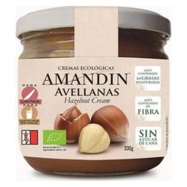 Crema De Avellanas 330Gr. Bio - Amandin