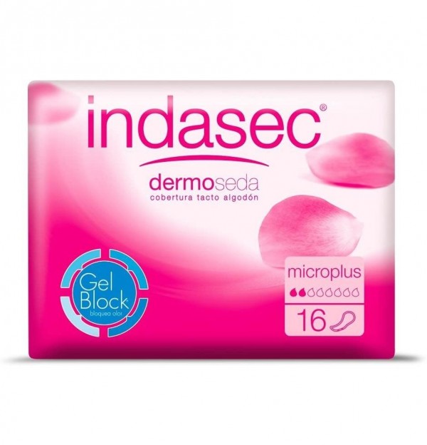 Indasec Compresa Perdidas Leves (Microplus 70 Ml 16 U)