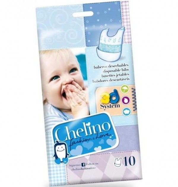 Babero Infantil - Chelino Fashion & Love (10 Baberos)
