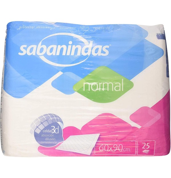 Protector De Cama - Sabanindas Absorbente Normal (60 X 90 25 U)