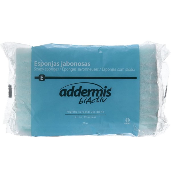 Addermis Biactiv Esponja Enjabonada (20 Esponjas)