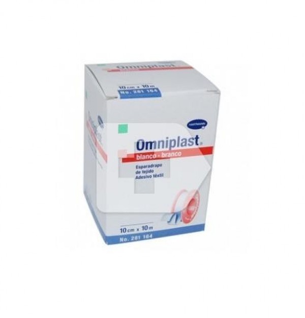 Esparadrapo Hipoalergico - Omniplast Tejido Resistente (1 Unidad 10 M X 10 Cm)