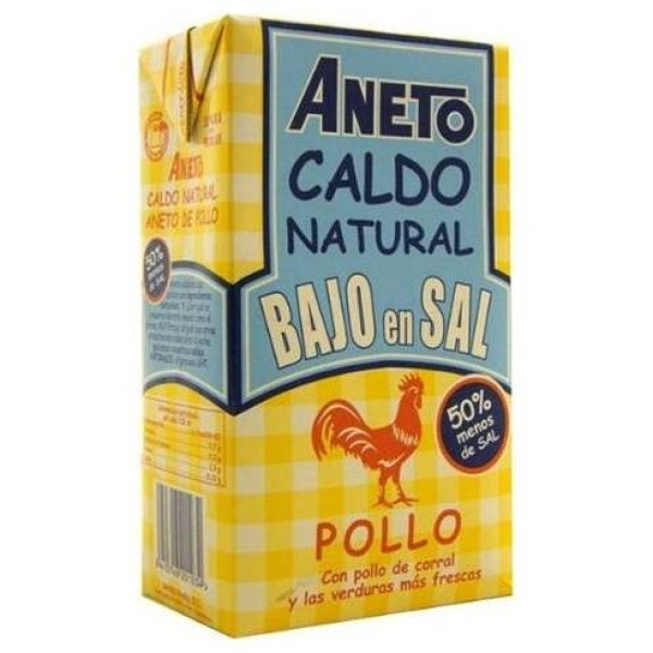 Aneto Caldo Pollo Bajo Sal 1000Ml