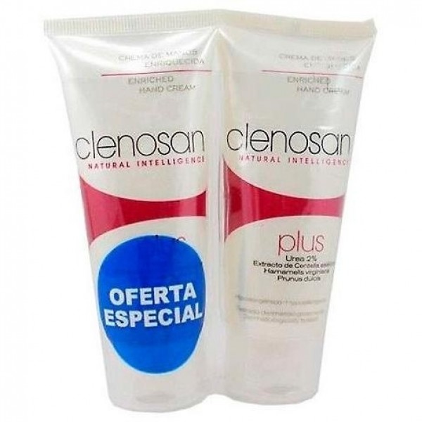 Clenosan Duplo Crema Manos Enriquecida Plus 2X50Ml