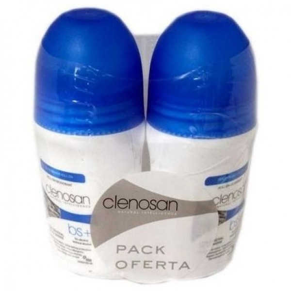 Clenosan Duplo Desodorante Mineral Roll-On 2X75Ml.