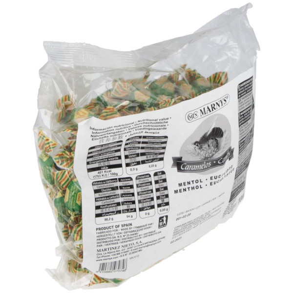 Marnys Caramelo Propleo Miel Menta Eucalipto 1000G