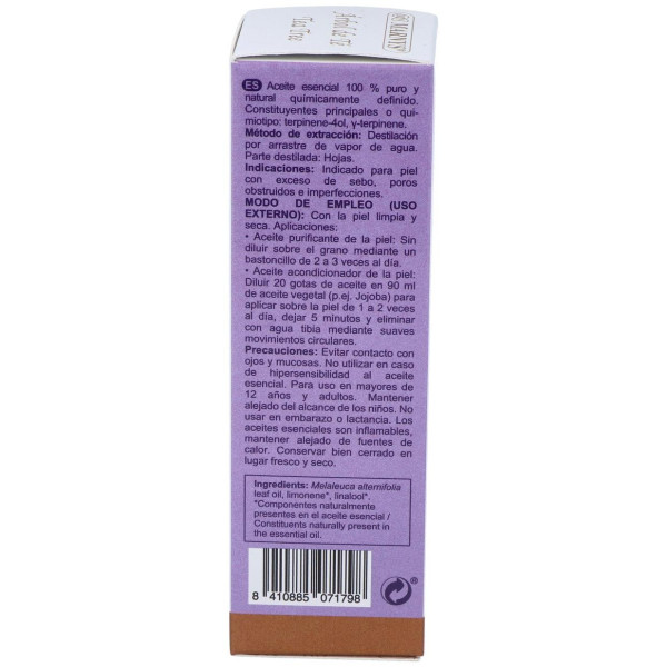 Marnys Aceite Esencial De Árbol Del Té 50Ml