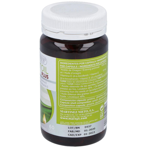 Marnys Mar-Vitoil Plus Aceite Onagra 1050Mg 60Caps