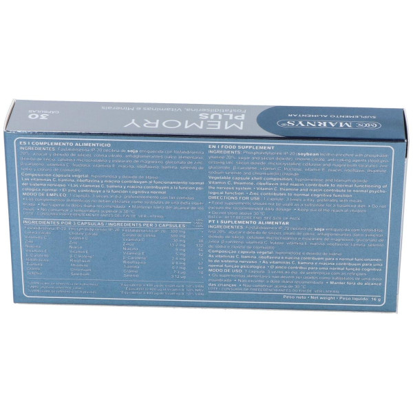 Marnys Memory Plus 30 Cap