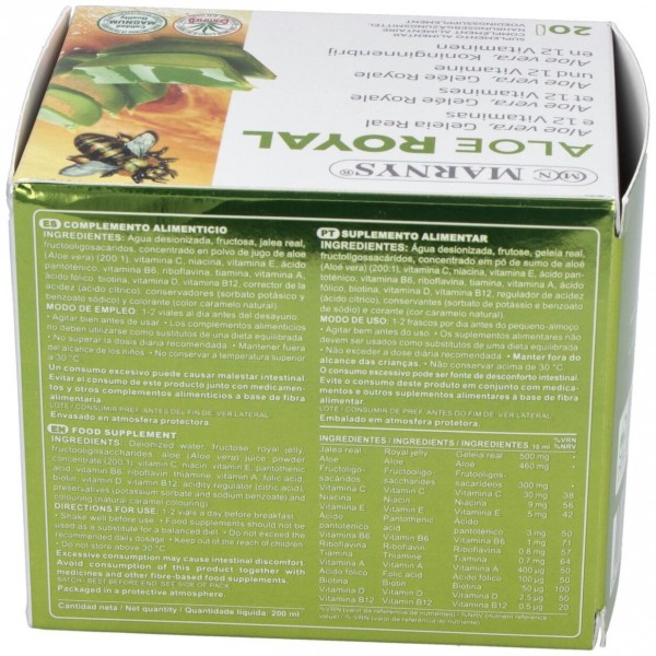 Marnys Aloe Royal 20 Viales