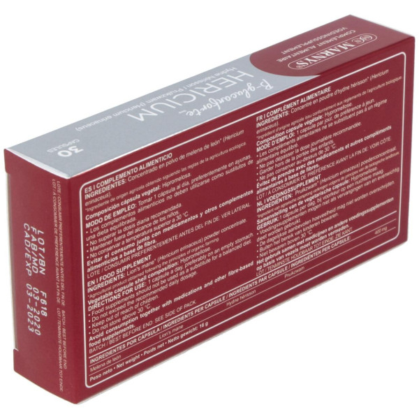 Marnys Hericium Melena De Leon Bio 400Mg 30Caps