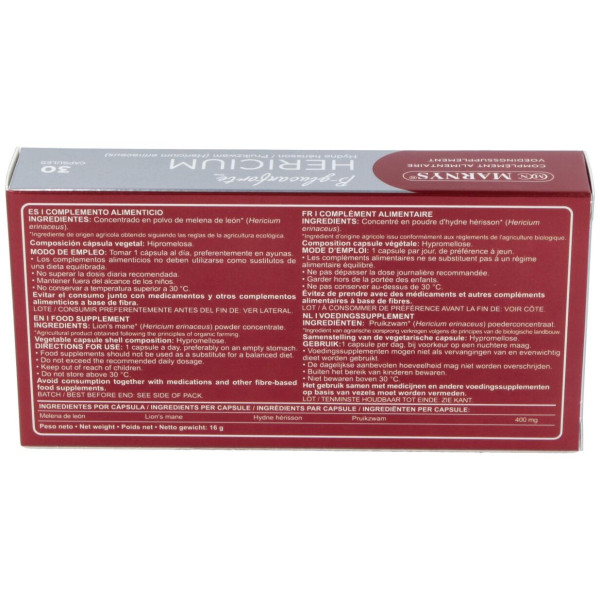 Marnys Hericium Melena De Leon Bio 400Mg 30Caps