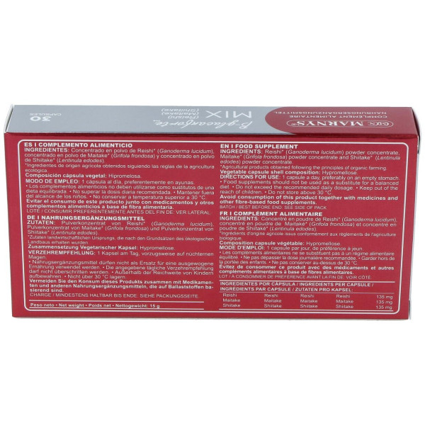 Marnys Beta-Glucanforte Mix Setas 30Caps