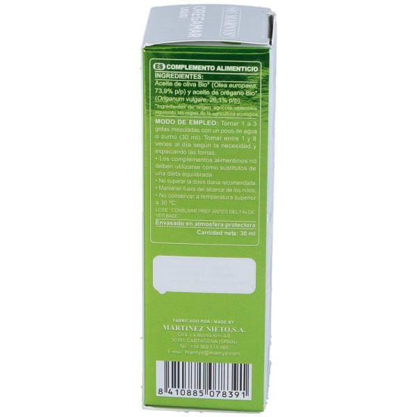 Marnys Aceite De Orégano Ecológico 30Ml