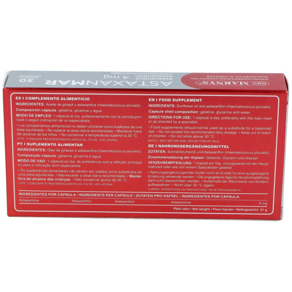 Marnys Astaxanmar 30Cáps