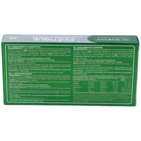 Marnys Exotique Tribulus Complex 30Caps