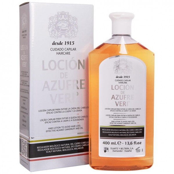 Azufre Veri Locion Anti-Caída 400 Ml