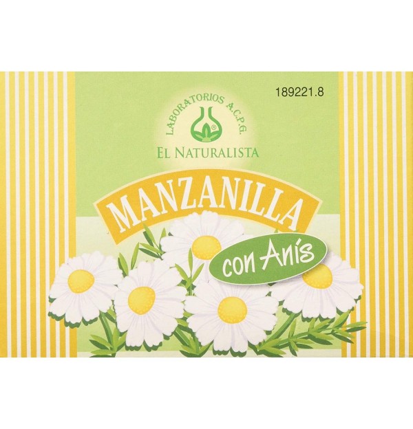 Manzanilla Con Anis El Naturalista (20 Filtros)