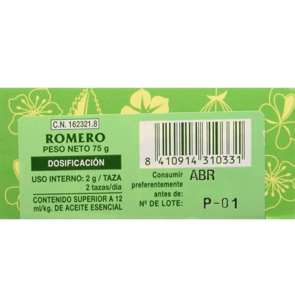 Romero El Naturalista (1 Envase 75 G)