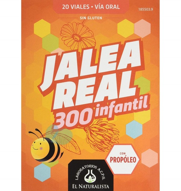 Jalea Real Infantil El Naturalista (20 Viales 100 Mg)