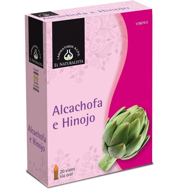 Alcachofa E Hinojo El Naturalista (20 Viales 10 Ml)