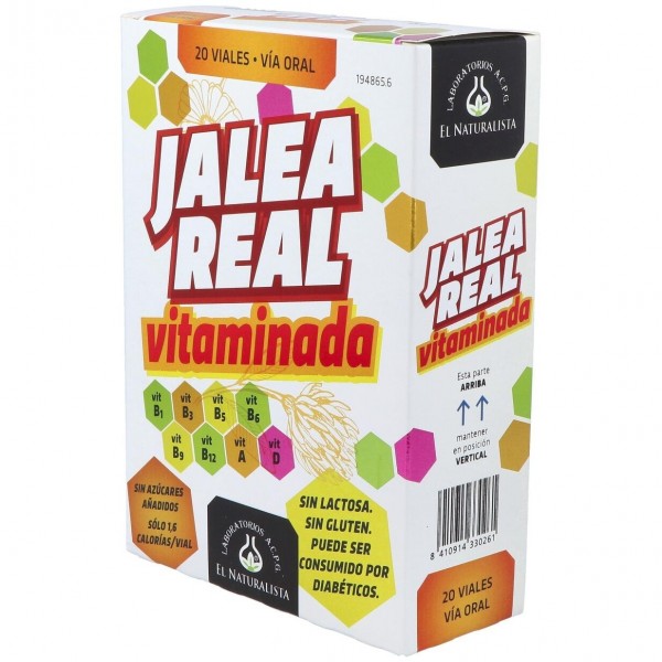 El Naturalista Jalea Real Vitaminada, 20 Ampollas 2