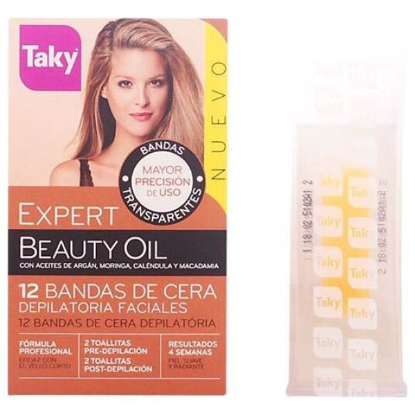 Aceites Naturales Bandas Cera Faciales Depilatorias 20 U