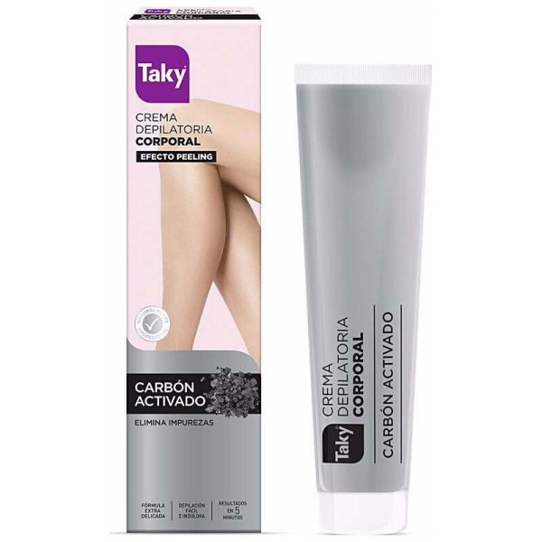 Taky Crema Depilatoria Corporal Carbón Activado 200Ml
