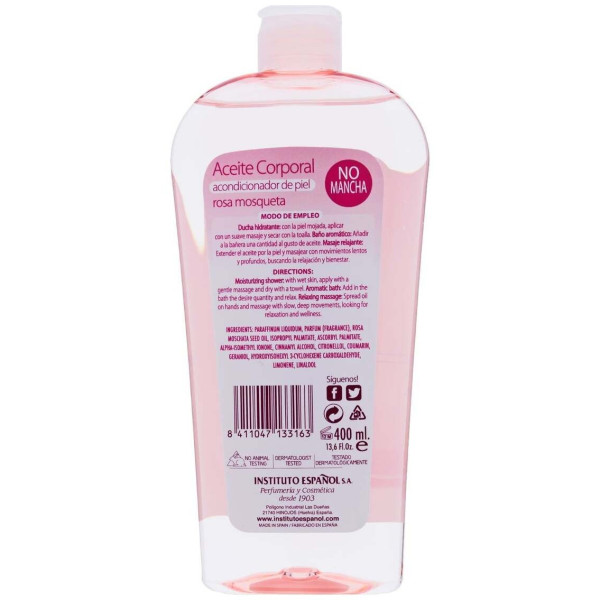 Instituto Español Aceite Corporal De Rosa Mosqueta 400Ml