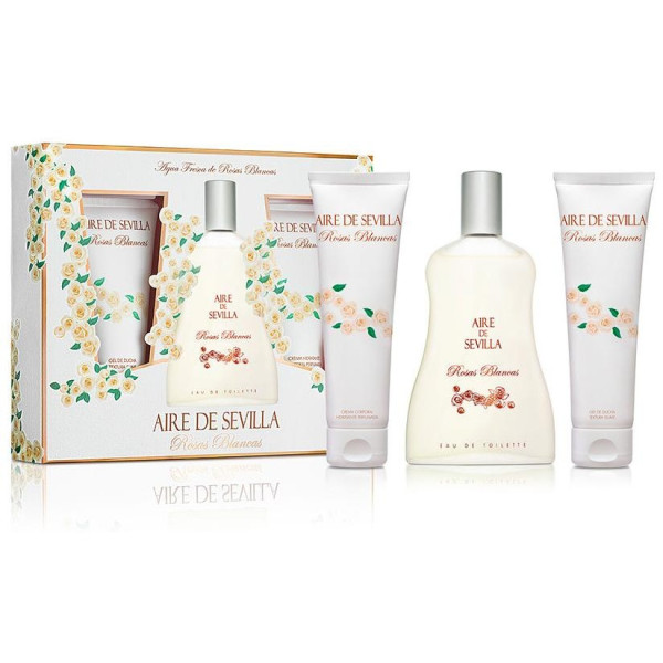 Aire De Sevilla Rosas Blancas Estuche 3 Pz