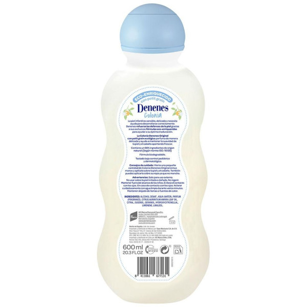 Denenes Colonia Muy Suave 600 Ml