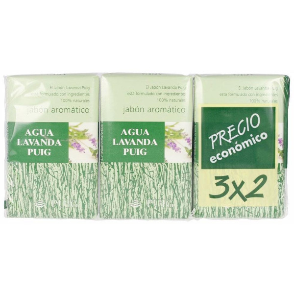 Agua Lavanda Puig Jabon Lote 3 Pz