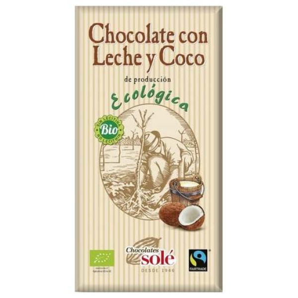 Chocolates Sole Chocolate Negro Con Agave 73% 100G